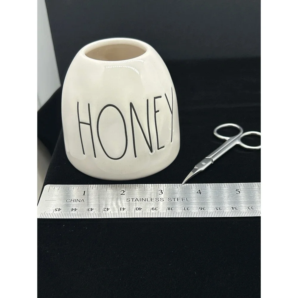 Rae Dunn Honey Jar Artisan Collection by Magenta Cream Ceramic Farmhouse Decor